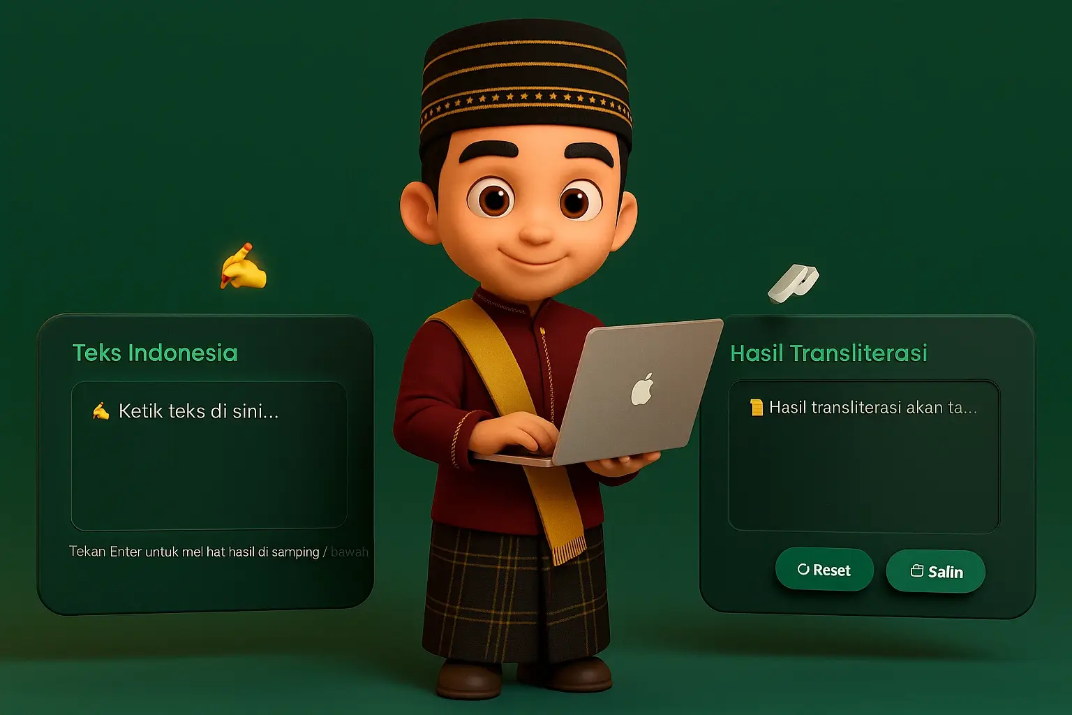 transliterasi aksara lontara
